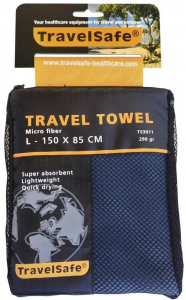 Handige backpack spullen Sneldrogende handdoek Travelsafe Traveltowel Microfibre Large